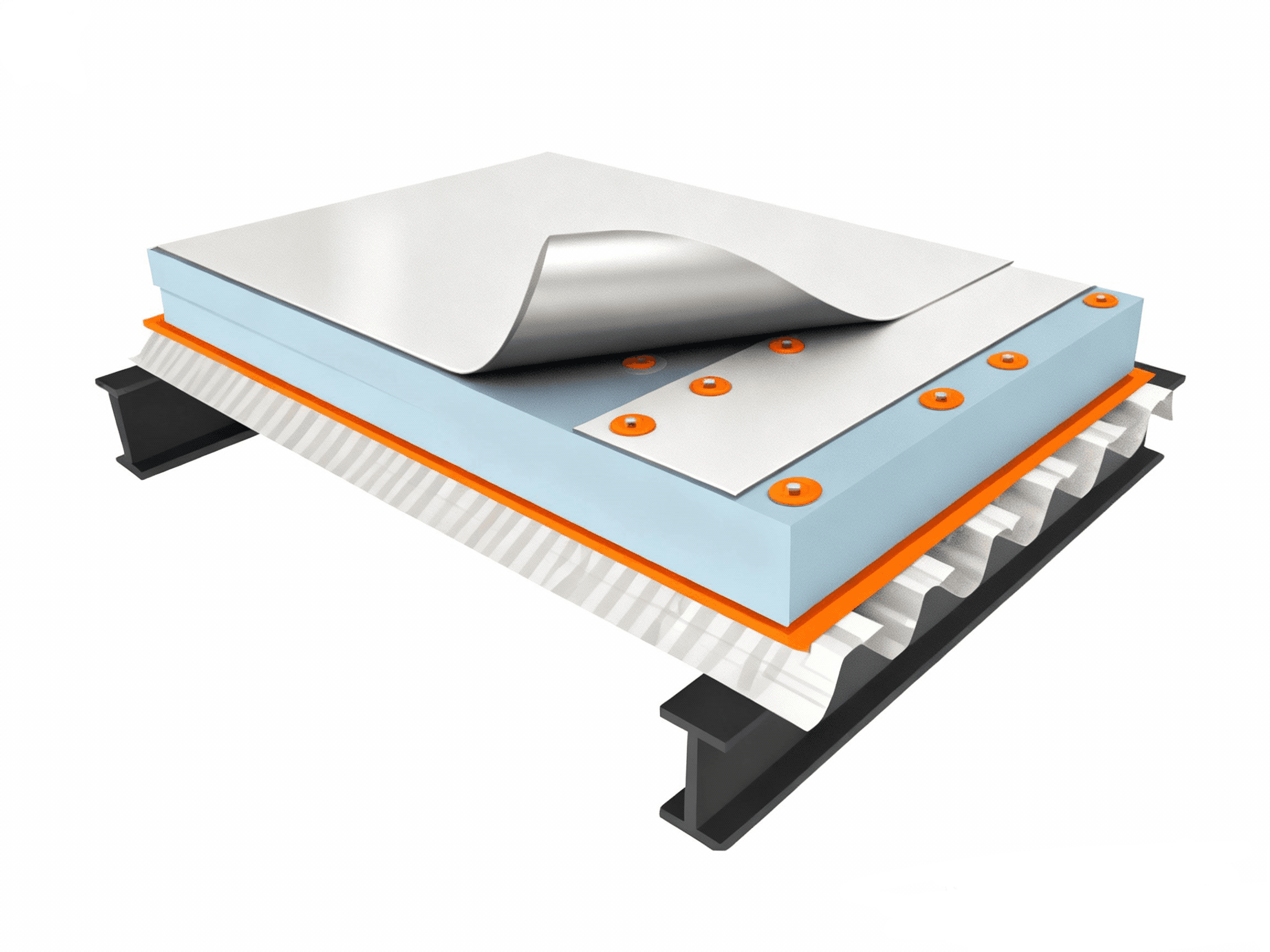 Монтаж кровли из ПВХ-мембраны любой сложности