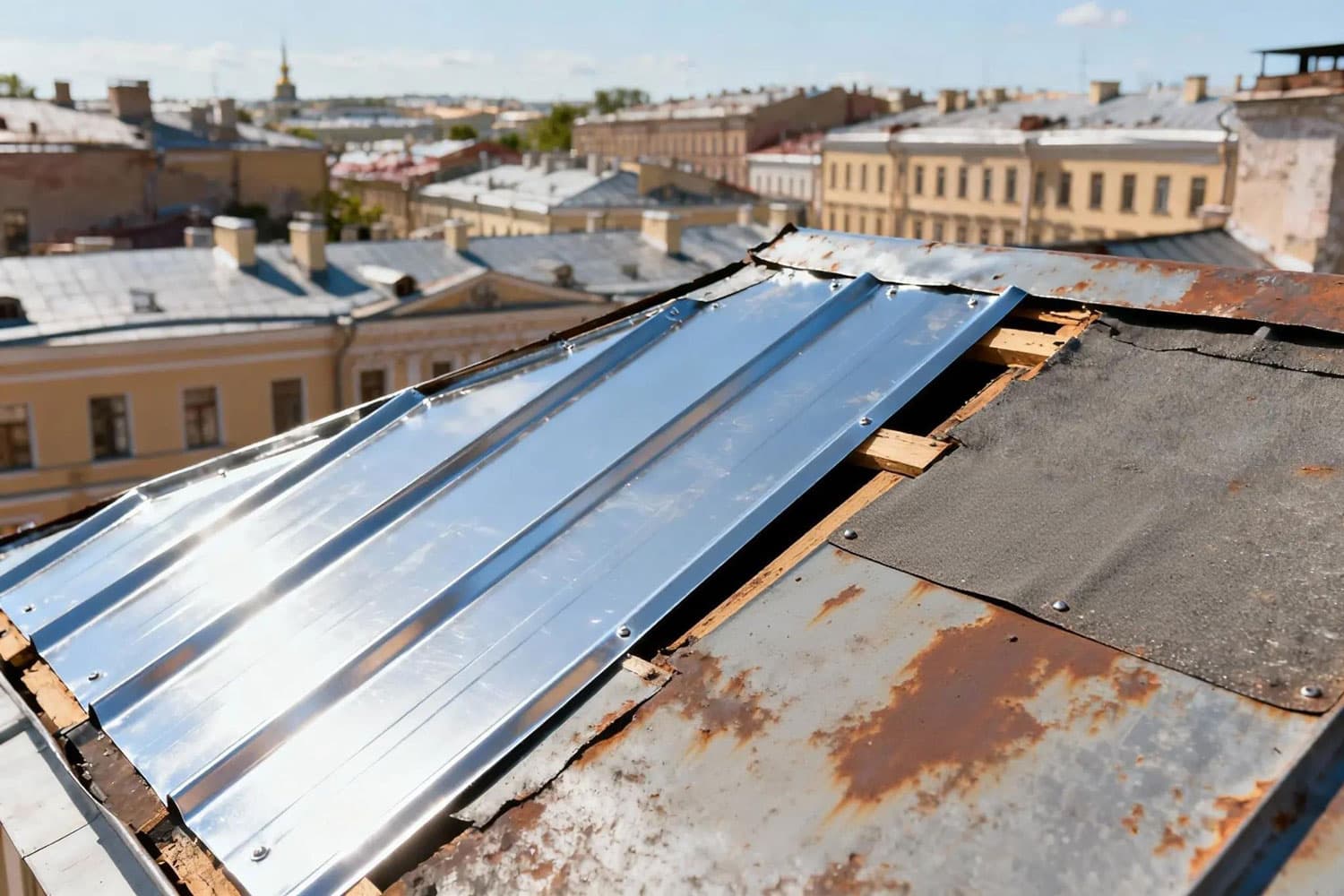 Качественный ремонт кровли любой сложности: устранение протечек, замена покрытия, восстановление гидроизоляции. Работаем с промышленными, офисными и складскими объектами. Гарантия на работы от компании «КровляФасадСистема».