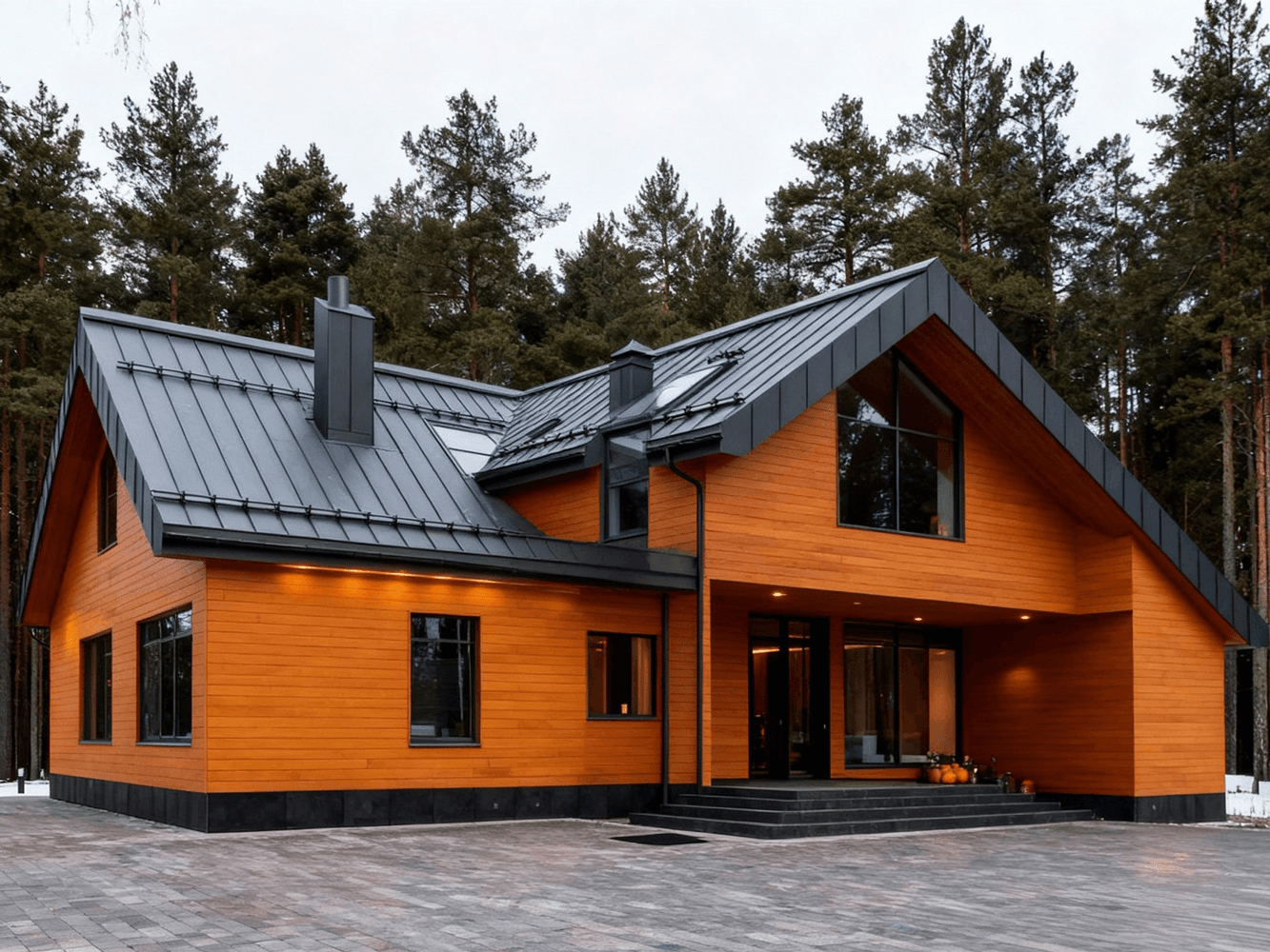 Элитный монтаж фальцевой кровли из меди или цинк-титана для особняков. Работы выполняются с высочайшей точностью и вниманием к деталям. Гарантия долговечности и безупречного внешнего вида. Многолетний опыт компании «КровляФасадСистема» в реализации премиальных проектов.