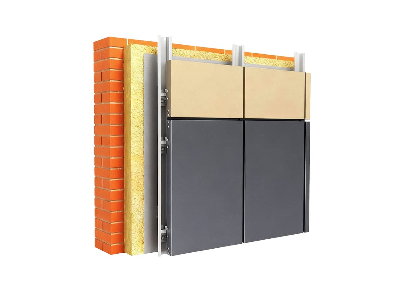 Монтаж вентфасада любой сложности