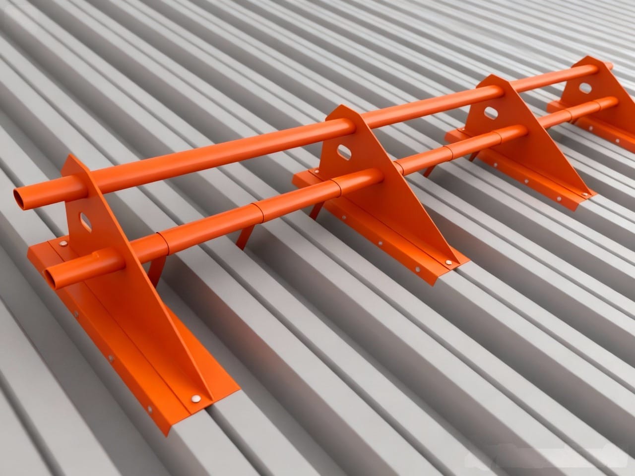 Установка снегозадержателей на кровлю от 900 руб.